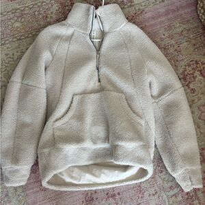 Cozy Cream Quarter-Zip Lululemon scuba Sherpa